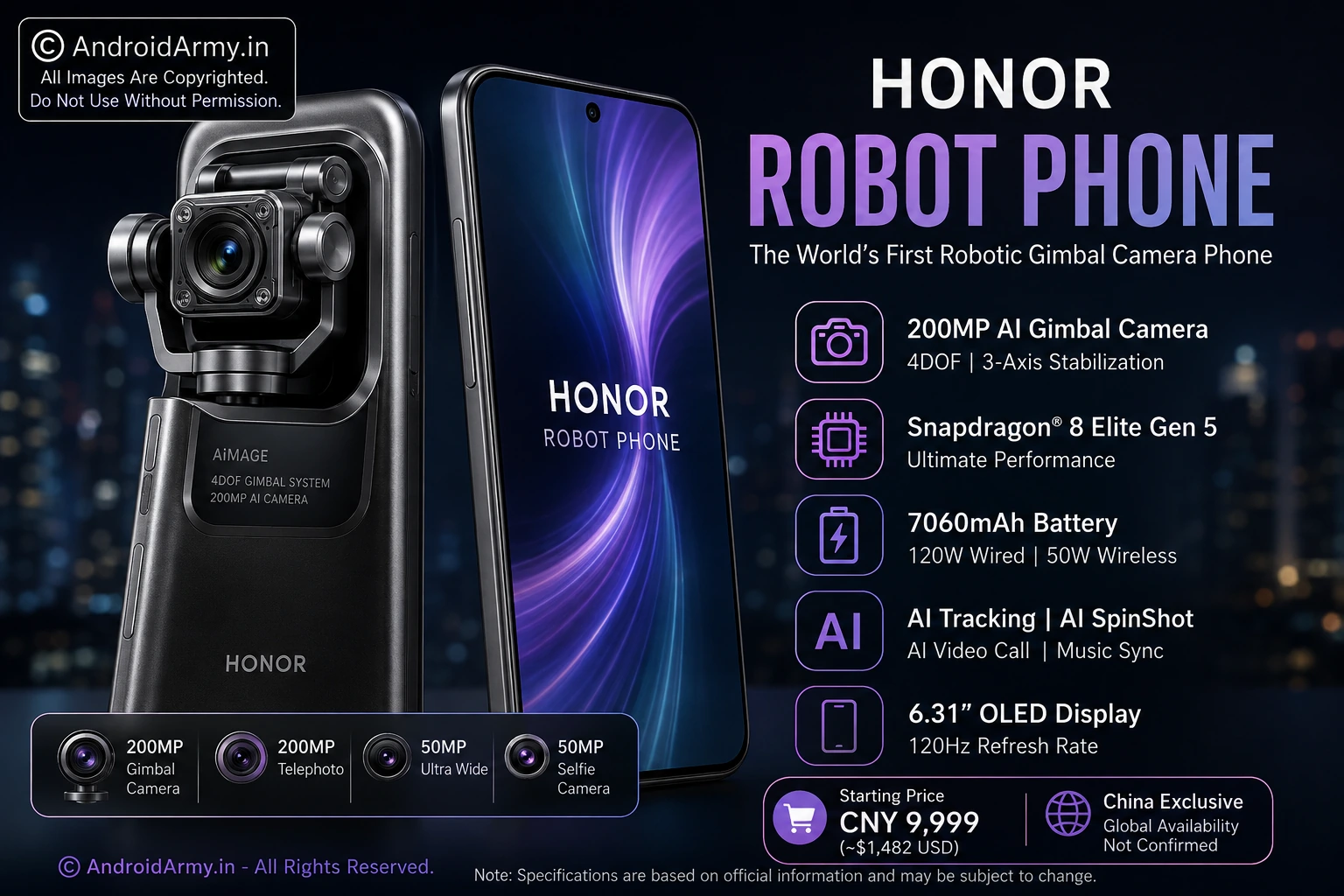 HONOR Robot Phone 200MP Camera